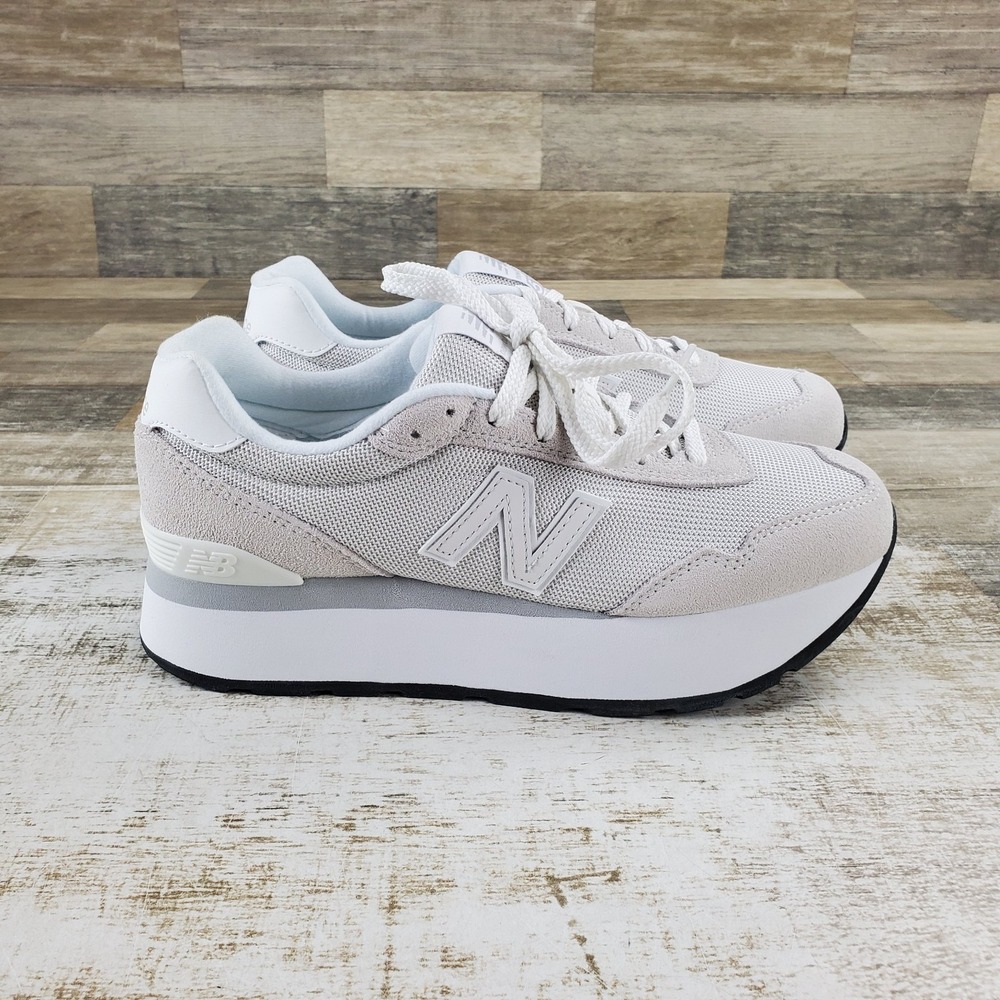 New Balance 515H V1 Platform Shoes Womens 9.5 / Mens 8 White Lace-Up Sneakers